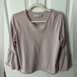 Abercrombie & Fitch Women's Pink Bell Sleeve Top